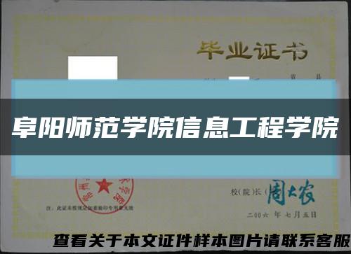 阜陽師范學院信息工程學院縮略圖