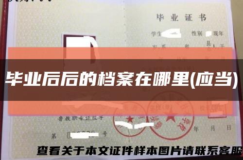 畢業后后的檔案在哪里(應當)縮略圖