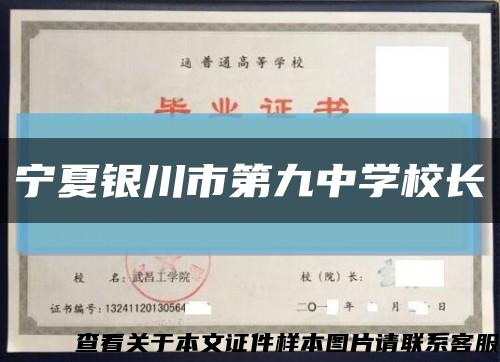 寧夏銀川市第九中學校長縮略圖