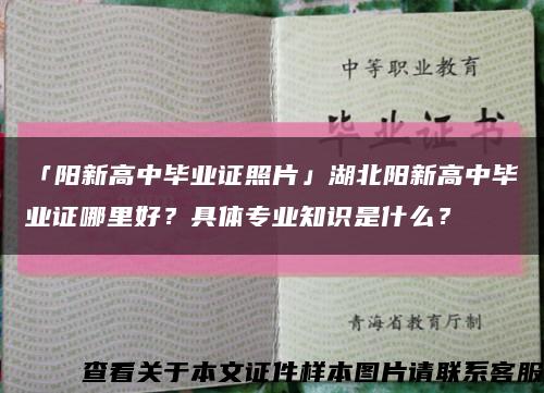 「陽新高中畢業證照片」湖北陽新高中畢業證哪里好？具體專業知識是什么？縮略圖