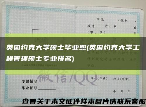 英國約克大學碩士畢業照(英國約克大學工程管理碩士專業排名)縮略圖
