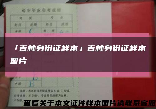 「吉林身份證樣本」吉林身份證樣本圖片縮略圖