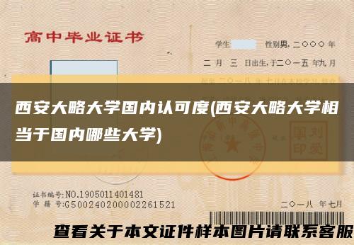 西安大略大學國內認可度(西安大略大學相當于國內哪些大學)縮略圖