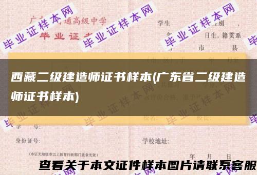 西藏二級建造師證書樣本(廣東省二級建造師證書樣本)縮略圖