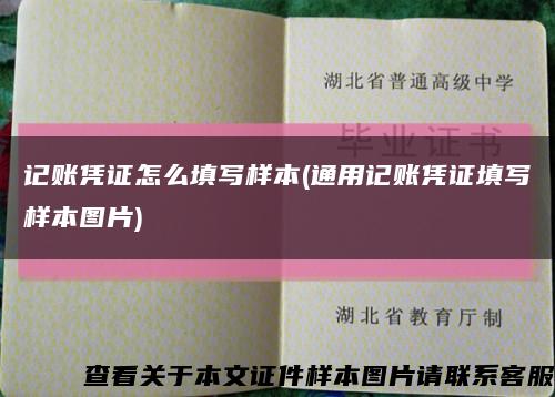 記賬憑證怎么填寫樣本(通用記賬憑證填寫樣本圖片)縮略圖