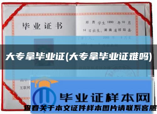 大專拿畢業證(大專拿畢業證難嗎)縮略圖