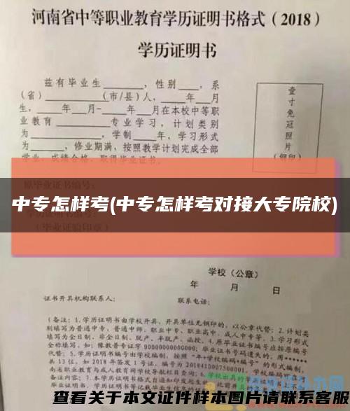 中專怎樣考(中專怎樣考對接大專院校)縮略圖