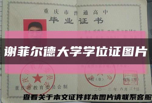 謝菲爾德大學學位證圖片縮略圖