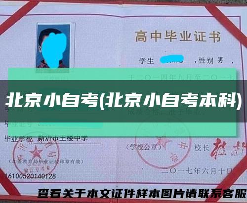 北京小自考(北京小自考本科)縮略圖