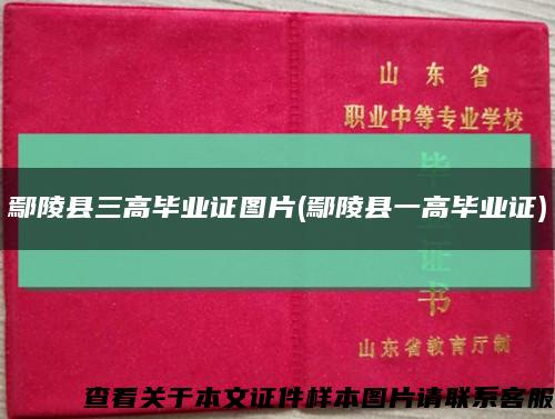 鄢陵縣三高畢業證圖片(鄢陵縣一高畢業證)縮略圖