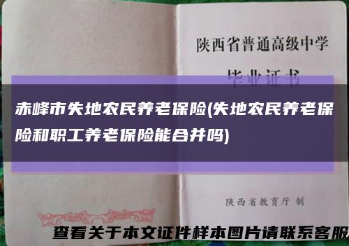 赤峰市失地農民養老保險(失地農民養老保險和職工養老保險能合并嗎)縮略圖