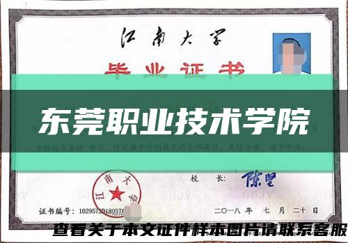 東莞職業技術學院縮略圖