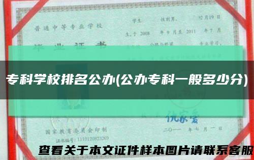 ?？茖W校排名公辦(公辦?？埔话愣嗌俜?縮略圖