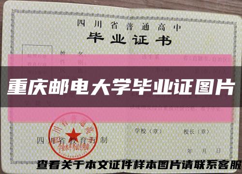 重慶郵電大學畢業證圖片縮略圖