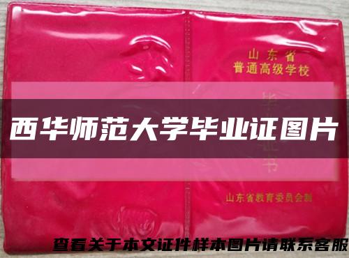 西華師范大學畢業證圖片縮略圖