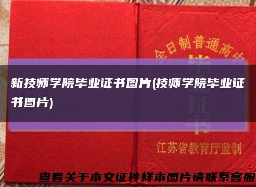新技師學院畢業證書圖片(技師學院畢業證書圖片)縮略圖