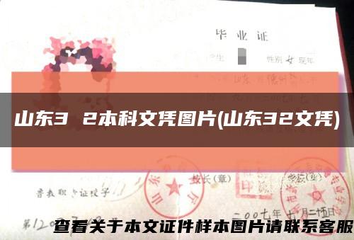 山東3 2本科文憑圖片(山東32文憑)縮略圖