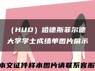 （HUD）哈德斯菲爾德大學學士成績單圖片展示縮略圖