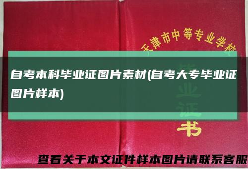 自考本科畢業證圖片素材(自考大專畢業證圖片樣本)縮略圖
