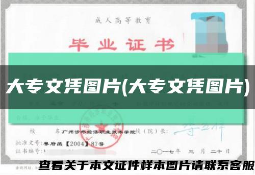 大專文憑圖片(大專文憑圖片)縮略圖