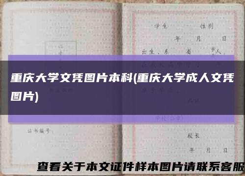 重慶大學文憑圖片本科(重慶大學成人文憑圖片)縮略圖