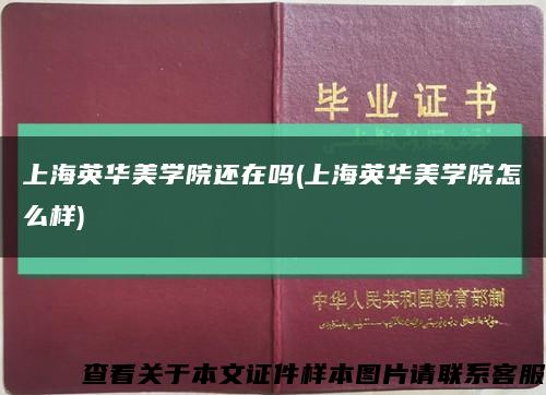 上海英華美學院還在嗎(上海英華美學院怎么樣)縮略圖