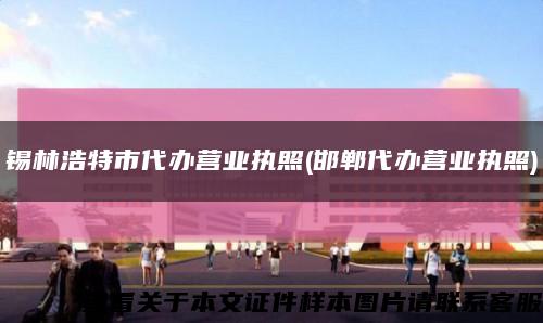 錫林浩特市代辦營業執照(邯鄲代辦營業執照)縮略圖