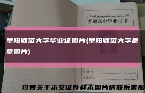 阜陽師范大學畢業證圖片(阜陽師范大學食堂圖片)縮略圖