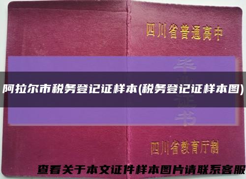 阿拉爾市稅務登記證樣本(稅務登記證樣本圖)縮略圖