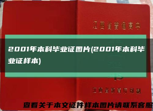 2001年本科畢業證圖片(2001年本科畢業證樣本)縮略圖