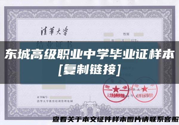 東城高級職業中學畢業證樣本
[復制鏈接]縮略圖