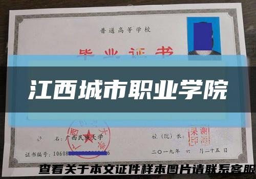 江西城市職業學院縮略圖