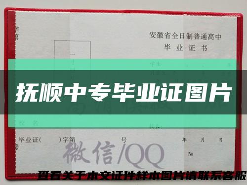 撫順中專畢業證圖片縮略圖