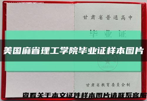美國麻省理工學院畢業證樣本圖片縮略圖