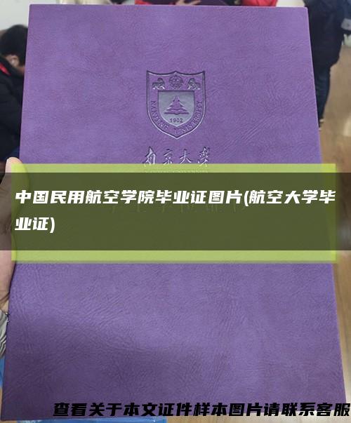 中國民用航空學院畢業證圖片(航空大學畢業證)縮略圖