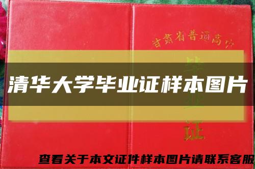 清華大學畢業證樣本圖片縮略圖