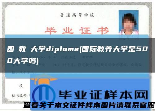 國際教養大學diploma(國際教養大學是500大學嗎)縮略圖