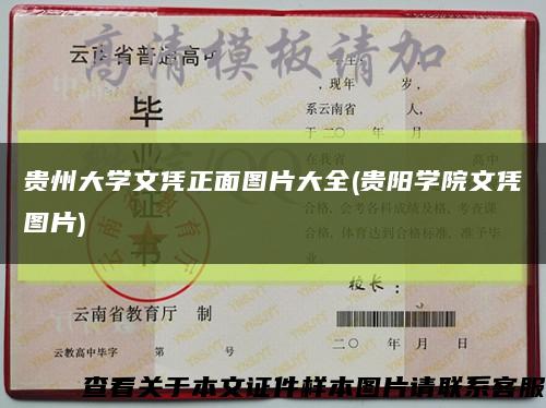 貴州大學文憑正面圖片大全(貴陽學院文憑圖片)縮略圖