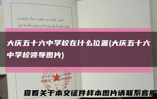 大慶五十六中學校在什么位置(大慶五十六中學校領導圖片)縮略圖