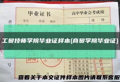 工貿技師學院畢業證樣本(商貿學院畢業證)縮略圖