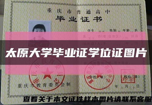 太原大學畢業證學位證圖片縮略圖