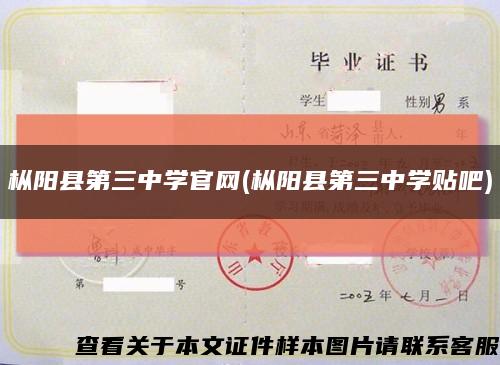 樅陽縣第三中學官網(樅陽縣第三中學貼吧)縮略圖