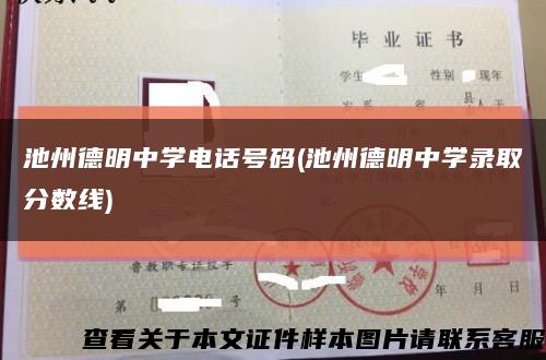 池州德明中學電話號碼(池州德明中學錄取分數線)縮略圖