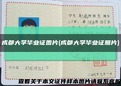 成都大學畢業證圖片(成都大學畢業證照片)縮略圖