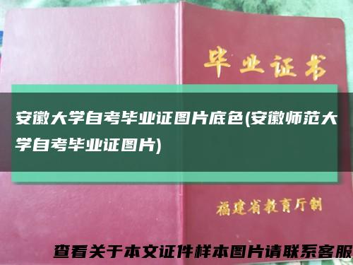 安徽大學自考畢業證圖片底色(安徽師范大學自考畢業證圖片)縮略圖