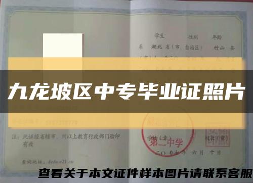 九龍坡區中專畢業證照片縮略圖