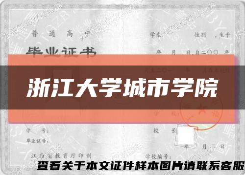 浙江大學城市學院縮略圖