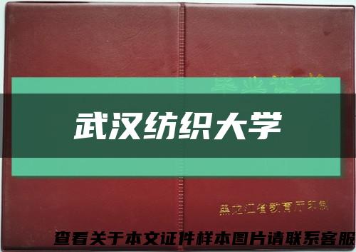武漢紡織大學縮略圖
