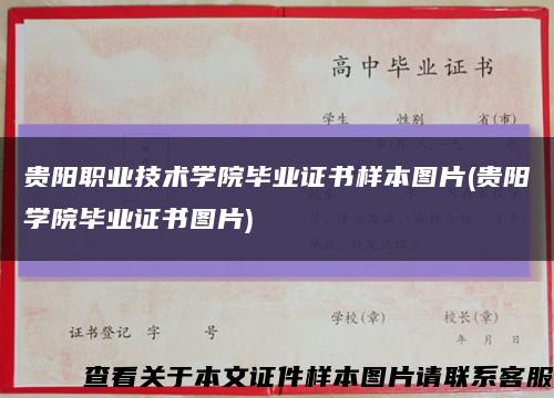 貴陽職業技術學院畢業證書樣本圖片(貴陽學院畢業證書圖片)縮略圖