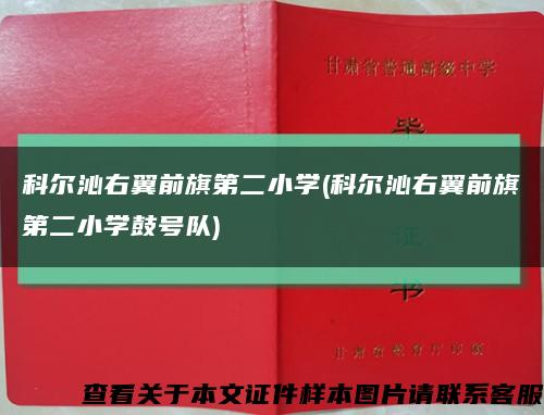 科爾沁右翼前旗第二小學(科爾沁右翼前旗第二小學鼓號隊)縮略圖